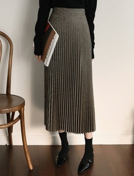 wool j skirt(3color)(베이지 당일 배송)