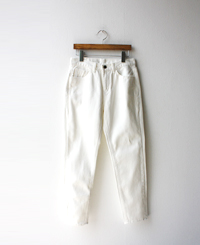 ivory cotton pants 